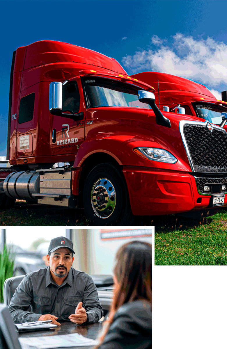 Equipo de RYSZARD, transporte industrial en Altamira